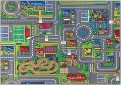 Studio de tapis kids car rugs, room play mats for boys and girls, non-slip home decor