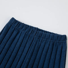 2025 Boys Autumn Winter Long Sleeve sweater suits Solid Color Block Pants Set Kids Outfit Casual Comfortable Clothing