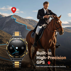 Blackview W90 Pro Smartwatch 1.43" AMOLED Display,Bluetooth Calling,Heart Rate Monitor, 900mAh/ 20Days Standby,Men's Smartwatch