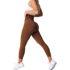 Leggings Women Soft Workout Tights Fitness Outfits Yoga Pants High Waisted Gym Wear
