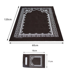 Muslim prayer rug Islam portable travel worship prayer mat rainproof fabric pocket