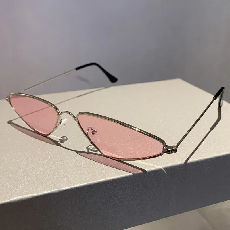 Vintage Triangle Sunglasses Men Stylish Retro Ocean Lenses Women