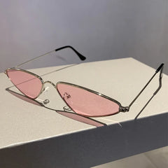 Vintage Triangle Sunglasses Men Stylish Retro Ocean Lenses Women