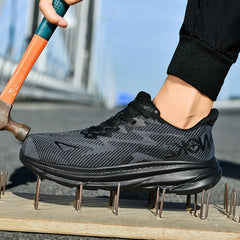 Lightweight Safety Shoes Men Steel Toe Sneaker Anti-stab Anti-smash Work Safety Boots Fashion Man Work Shoes Protective Footwear