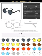 Sunglasses Men Women Fashion Round Glasses Brand Designer Vintage