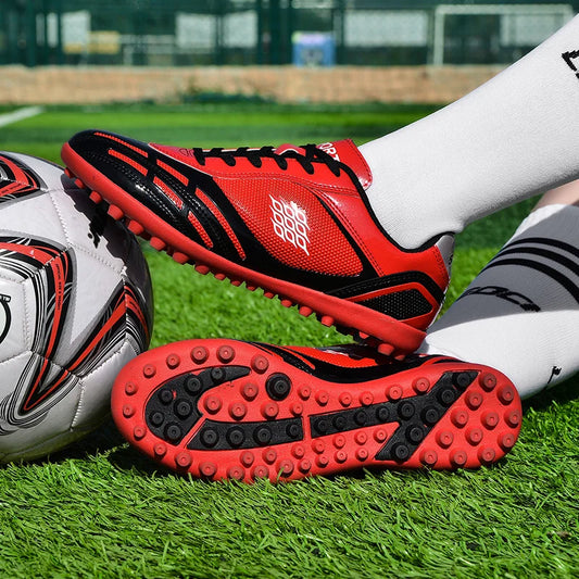 Soccer Shoes Men Turf Football Boots Fashion Firm Ground Studs Anti Slip Boy