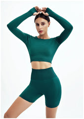 Seamless Yoga Set Gym Clothes Sportswear Yoga Suits For Women