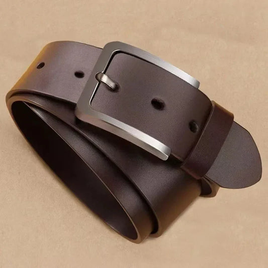 Male Famous Brand Luxury Designer PU Leather Jeans Belts for Men Pin Adjustable Alloy Buckle Waist Straps Belt 105cm 120cm 125cm