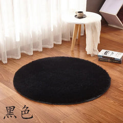 Living Room Rugs Aesthetic Bedroom Round Carpet Decoration Furry Comfort Carpet