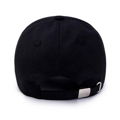 Men And Women Spring And Summer Baseball Cap Hipster Wild Black And White