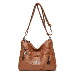 Soft Leather Luxury Purses and Handbags Women's Bag