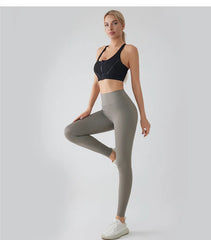 Spring Seamless Shark Leggings Women Mid-High Waist Tight Leggings