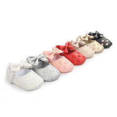 0-18Month Baby Shoes Classic Love Leather Boy Girl Shoes Multicolor Toddler
