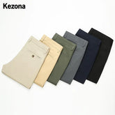 Spring Men's Trousers Fashion Casual Slim Business Office Pants Male