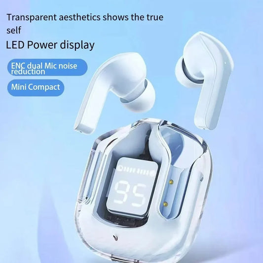 Wireless Earbuds LED Power Digital Display Headset Stereo Sound Bluetooth Earphones for iPone Xiaomi Lenovo Headphone