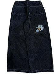 Hip Hop Jeans: Streetwear Jeans | Men Baggy Denim Pants