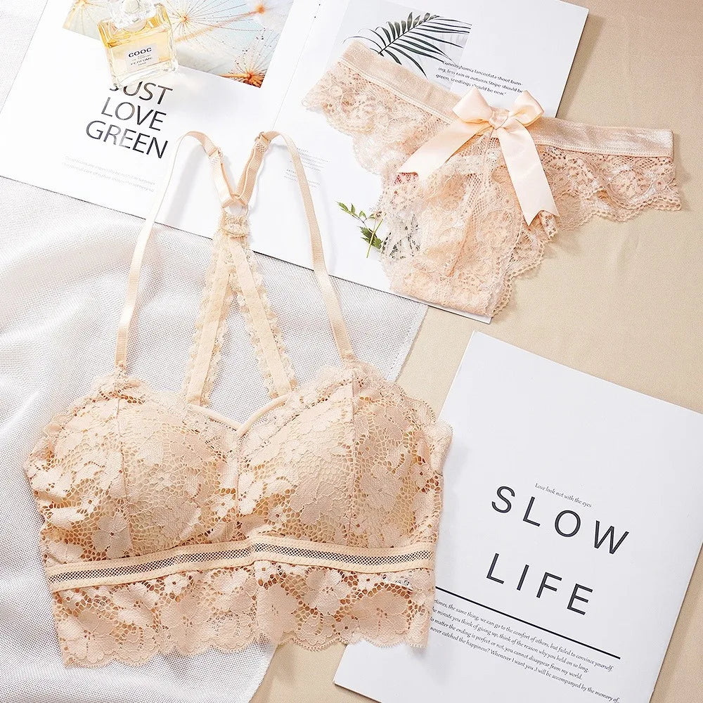 Women Underwear Set Bra bikini with Panty Fashion Woman Lace Bras