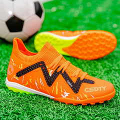 Men Soccer Shoes Football Boots Adult Anti-Slippery Futsal Cleats Sport