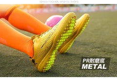 Men's Soccer Shoes Kids Children Low Top Futsal Society Training Football Boots