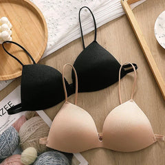 Women Bra Seamless Underwear Women Ultra-thin Thin Shoulder Strap Girls Backless