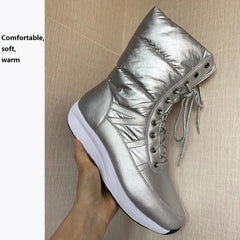 Fashion Women Winter Ankle Boots Waterproof Non Slip Footwear Ladies Snow Boots