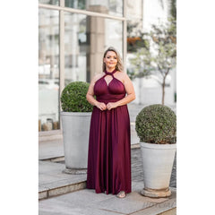 Women Multiway Wrap Convertible Boho Maxi Red Bandage Long Dresses Plus Size