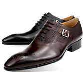 Mens Formal Genuine Leather Shoes Fashion Zapato Social Male Wedding Dress