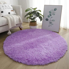 40cm Anti-Slip Fluffy Rugs Large Shaggy Rug Super Soft Mat Living Room Bedroom