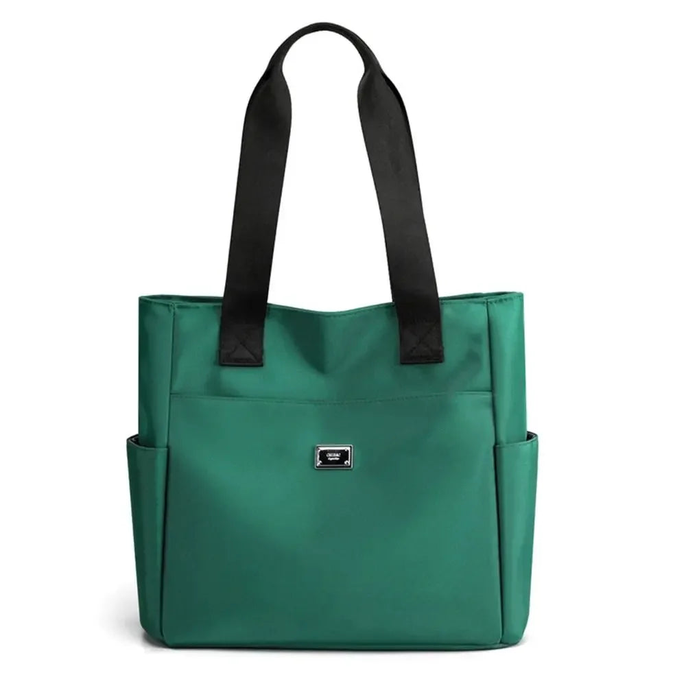 Large Capacity Handbag Shoulder Bag Lightweight Waterproof Nylon Shoulder Bag