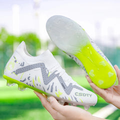 Men Soccer Shoes Football Boots Adult Anti-Slippery Futsal Cleats Sport