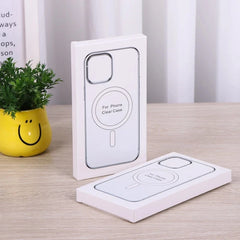 Hard Crystal Original Magnectic Case For iPhone 13 12 11 14 15 16Pro Max XSMAX XR SE 7 8Plus For Magsafe Wireless Charging Cover