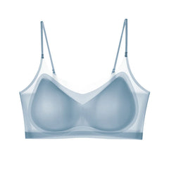Transparents Bra Ultra-Thin Breathable Ice Silk Top Bra Women's Seamless
