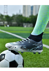 Men Sneakers Soccer Shoes Cleats Breathable Adult Kids TF/FG Football Boots