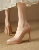 Womens Comfortable Heels: Evening Pointed Toe Ladies Footwear Super High Heel
