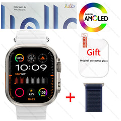 New Smartwatch Official Original Hello Watch 5 Plus ULTRA 3 49mm HD AMOLED 4G ROM NFC GPT Compass Bluetooth Call Clock Men Women