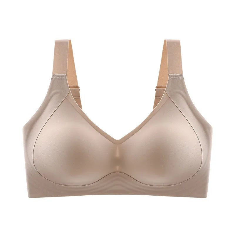 Wireless Bras for Women Seamless Full Coverage Bra No Underwire Soft Push Up