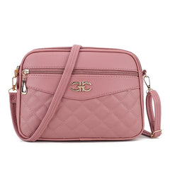 Women's Bag Fashion Lingge Crossbody Bag Four Layer High Capacity Middle