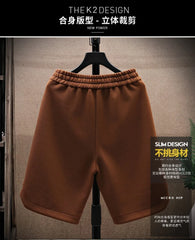 Running Shorts Men Casual Jogging Sport Short Pants patchwork Drawstring Loose Dry