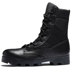 Genuine Leather Male Military Boots Desert Combat Botas Outdoor Hiking Boots