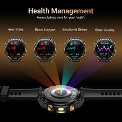 Blackview W90 Pro Smartwatch 1.43" AMOLED Display,Bluetooth Calling,Heart Rate Monitor, 900mAh/ 20Days Standby,Men's Smartwatch