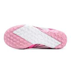Football Boots Society Futsal TF Pink Soccer Tennis Shoes Sports