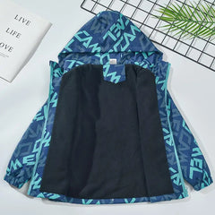Boys Fashion Outdoor Jacket Thick Winter Waterproof Jackets