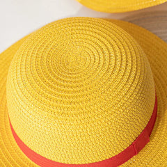 Luffy Straw Hat Anime Cartoon Cosplay Caps Accessories Summer Sun Hat