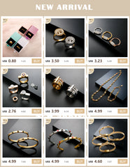 Gold Color Stainless Steel Ring Big Round Crystal Mesh Finger Ring Roman