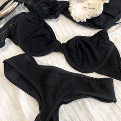 6 Color Women Underwear French Bralette Push Up Bra Set Ultra