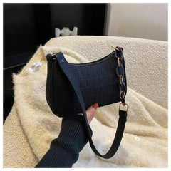 Chic Chain Handbag Versatile Crossbody Tote Trendy Chain Shoulder Bag Fashionable