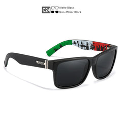 Sunglasses Men Flat Top Designer Polaroid Glasses Accessories Included