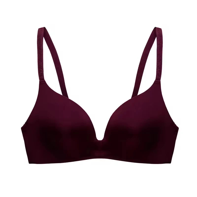 Bras for Women Seamless Bra Wireless Deep V Bra Female Thin Cup Brassiere