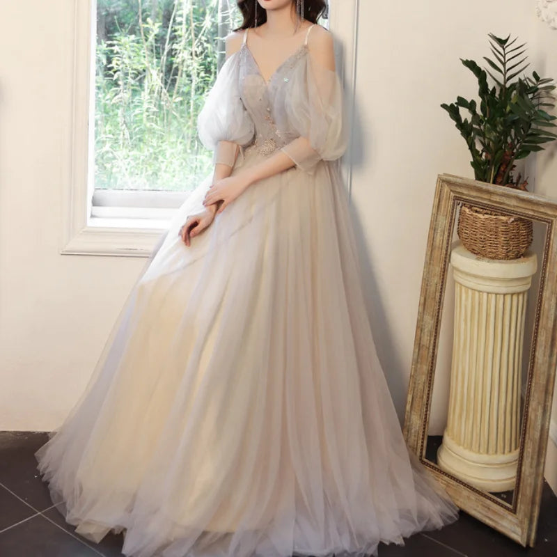Homecoming Dresses: Women Long Party Dress Vintage Off Shoulder Sequin