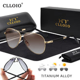 Sunglasses Polarized Men's Sun Glasses Women Fashion Pilot Gradient Eyewear